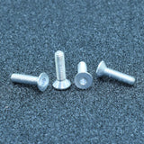 Suleve,M3AH8,10Pcs,M3x14mm,Countersunk,Socket,Screw,Aluminum,Alloy,Metric,Screws