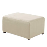 Stretchy,Fabric,Footstool,Cover,Square,Ottoman,Protector,Stretch,Slipcover