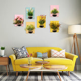 Artificial,Flowers,Decorations,Wooden,Board,Hanging,Artificial,Flowers,Plastic