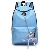 Outdoor,Travel,Backpack,Waterproof,Nylon,School,Rucksack,Girls,Women,Headphone