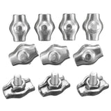 10Pcs,Stainless,Steel,Simple,Grips,Cable,Clamps,Caliper