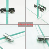 Alloy,Round,Shelves,Support,Brackets,Clamps,Glass,Wooden