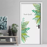 70x50cm,Green,Leaves,Sticker,Mural,Background,Decor,Decal