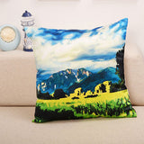 Landscape,Painting,Throw,Pillow,Office,Cushion,Cover