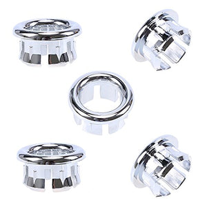 Round,Overflow,Spare,Cover,Chrome,Bathroom,Ceramic,Basin,Overflow