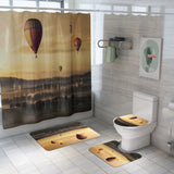 Balloon,Vision,Waterproof,Shower,Curtain,Skidproof,Bathroom,Toilet,Cover