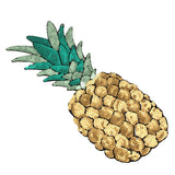 Sequined,Pineapple,Embroidery,Patch,Badge,Craft,Clothes,Applique,Decorations