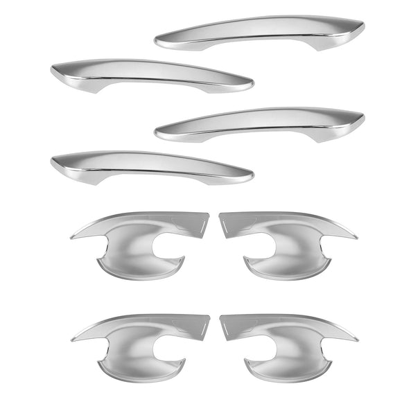 Chrome,Handle,Protective,Cover,Handle,Outer,Bowls,Mazda