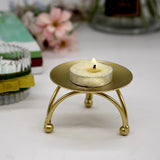 Candle,Holder,Round,Table,Golden,Candlestick,Wedding,Ornament,Party