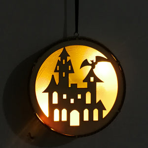 Loskii,JM01494,Castle,Light,Halloween,Decorations,Festive,Party