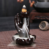 Incense,Burner,Smoke,Backflow,Ceramic,Glaze,Censer,Holder