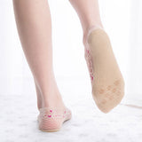 Women,Summer,Heart,Pattern,Antiskid,Socks,Shallow,Invisible,Socks