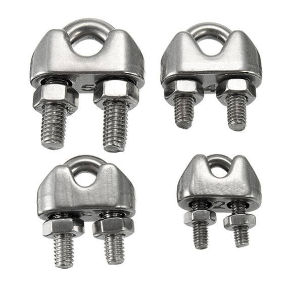 Stainless,Steel,Cable,Clamp