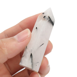 Natural,Rainbow,Moonstone,Obelisk,Point,Crystal,Quartz,Stone,Healing,Stone