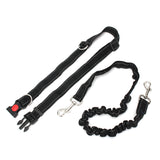 Black,Adjustable,Handsfree,Elastic,Running,Jogging,Waist,Leash