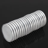 20pcs,Transparent,Round,Holder,Portable,Coins,Storage,Container,Display