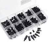 Suleve,M2.5NH2,300Pcs,Nylon,Screw,Screw,Standoff,Spacer,Assortment