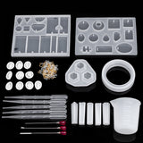 128pcs,Bracelet,Casting,Epoxy,Mould,Silicone,Jewelry,Agate,Making,Craft