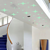 Honana,22PCS,Fluorescent,Blinking,Stars,Sticker,Bedroom,Decor