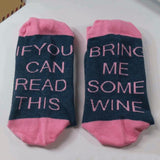 Socks,Funny,White,Words,Printed,Socks