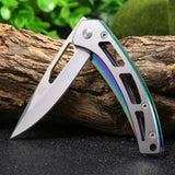 Sanremu,7021LUC,Titanium,Hunting,Knife,Pocket,Folding,Knife,Outdoor,Camping,Fishing,Knife