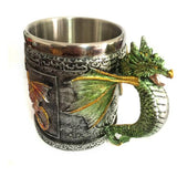 Christmas,Novelty,Medieval,Dragon,Faucet,Double,Stainless,Steel,Coffee