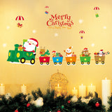 Miico,SK6037,Christmas,Decoration,Cartoon,Sticker,Removable,Christmas,Party