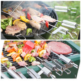 Skewers,Stainless,Steel,Skewers,Metal,Grilling,Skewers,Reusable,Sticks,Storage