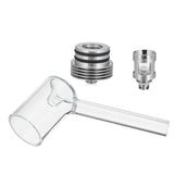 Thread,Motar,Quartz,Chamber,Glass,Mouthpiece,Quartz,Coill