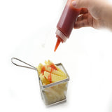 Clear,Plastic,Squeeze,Sauce,Ketchup,Cruet,Bottles,Flavouring