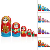 Russian,Nesting,Dolls,Painted,Matryoshka,Babushka,Decorations