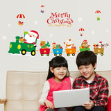 Miico,SK6037,Christmas,Decoration,Cartoon,Sticker,Removable,Christmas,Party