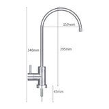 Alloy,Kitchen,Faucet,Single,Lever,Single,Water,Drinking,Water,Filter,Faucet,Degree