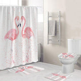 Flamingo,Waterproof,Shower,Curtain,Waterproof,Toilet,Cover,Toilet,Bathroom,Decor