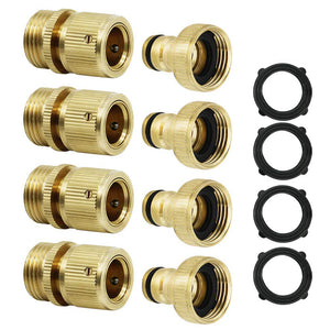 Solid,Brass,Female,Connector,Garden,Quick,Connect,Water,Connectors,Fitting,Washers