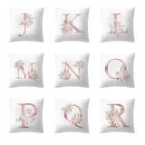 Simple,Nordic,Style,Alphabet,Pattern,Throw,Pillow,Cover,Creative,Pillow