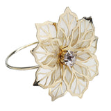 12Pcs,Floral,Alloy,Rings,Napkin,Holder,Dinner,Wedding,Towel,Party,Table,Decor,Supplies