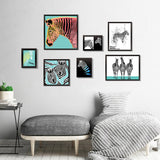 Miico,Stereo,Photo,Frame,Zebra,Sticker