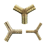 Solid,Brass,Connector,Joiner,Barbed,Splitter