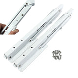 340x140mm,White,Metal,Release,Catch,Support,Bench,Table,Folding,Shelf,Bracket