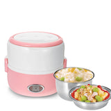 Portable,Electric,Stainless,Steel,Lunch,Bento,Picnic,Heated,Storage,Warmer,Container