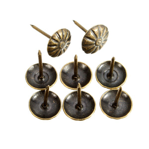 100Pcs,10x16mm,Antique,Brass,Upholstery,Nails,Doornail,Hardware,Screws,Decoration,Furniture