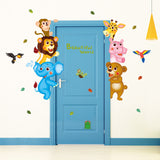 Creative,Animal,World,Stickers,Corridor,Kindergarten,Children's,Background,Decorative,Painting,Removable,Stickers