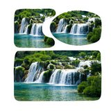 x180cm,Shower,Curtain,Carpets,Waterfall,Style,Bathroom