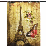 180x180cm,Eiffel,Tower,Waterproof,Fabric,Shower,Curtain,Fabric,Bathroom,Decor,Modern