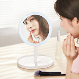 Protable,Touch,Light,Makeup,Mirror,Rechargeable,White,Desktop,Decor