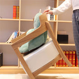 Cartoon,Chair,Cushion,Waist,Lumbar,Pillow,Waist,Support,Office