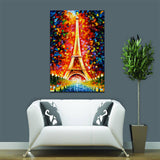 Miico,Painted,Paintings,Eiffel,Tower,Scenery,Decoration