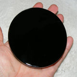 100mm,Black,Obsidian,Scrying,Mirror,Crystal,Crystals,Seconds,Gemstone,Mineral