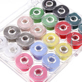 Clear,Plastic,Bobbins,20pcs,Sewing,Machine,Spools,Thread,Storage